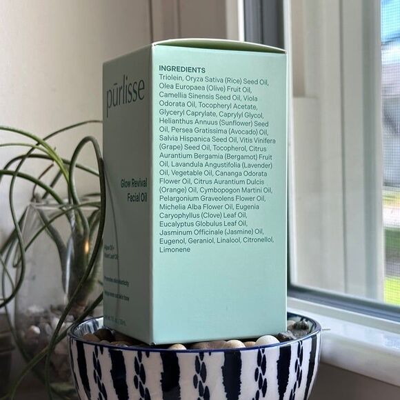 NIB Pur-lisse Glow Revival Facial Oil Lightweight Hydrates Calms Brightens Skin - Picture 10 of 12